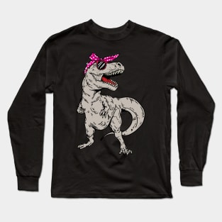 Dinosaur MamaSaurus Dinosaur Shirt Long Sleeve T-Shirt